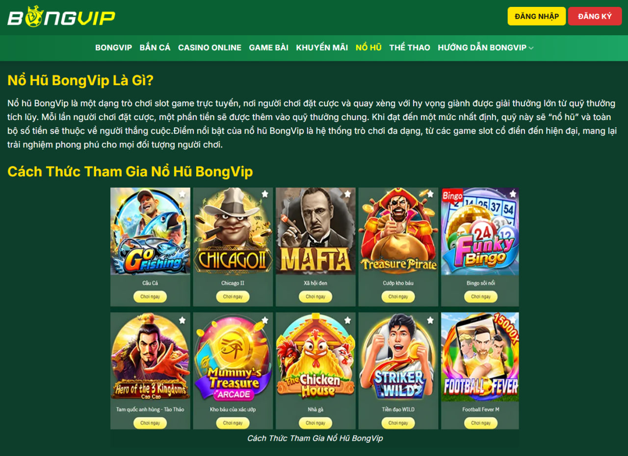 Bí quyết chiến thắng và cách chơi Slot Games tại Bongvip từ những người chơi kỳ cựu 1 bi quyet chien thang va cach choi slot games tai bongvip tu nhung nguoi choi ky cuu